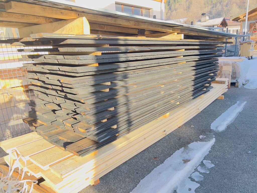 Bardage en bois à Samoens